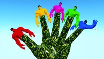 Learn Colors for Children HULK with Monster Truck & Finger Family Children Nursery Rhymes