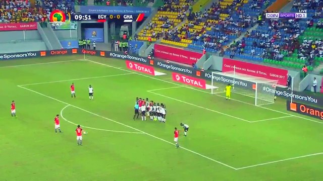 اهداف مبارة مصر و غانا 1- 0 هدف العالمى محمد صلاح كأس الامم الافريقية 2017_x264