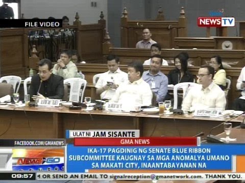 NTG: Ika-17 pagdinig kaugnay sa mga anomalya umano sa Makati City, inaantabayanan na