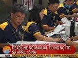 UB: Panayam kay BIR Commissioner Kim Henares kaugnay sa deadline ng manual filing ng ITR