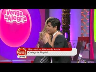 ¡Así fue la presentación de Poncho de Anda en Venga la Alegría!