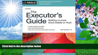 READ book Executor s Guide, The: Settling a Loved One s Estate or Trust Mary Randolph J.D. For Ipad