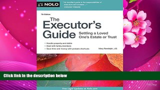 READ book Executor s Guide, The: Settling a Loved One s Estate or Trust Mary Randolph J.D. Full Book