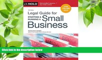 READ book Legal Guide for Starting   Running a Small Business Fred S. Steingold Attorney For Kindle