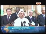 Le président reçoit les lettres de créance des ambassadeurs du Maroc,Senegal,Mauritanie et Tchad