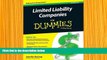 READ book Limited Liability Companies For Dummies Jennifer Reuting For Kindle