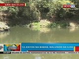 12-anyos na babae, nalunod sa ilog sa Bacolod City