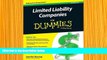 READ book Limited Liability Companies For Dummies Jennifer Reuting Full Book