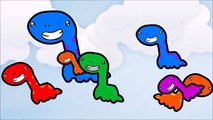 Dinosaurs of Many Colors for Learning Colors