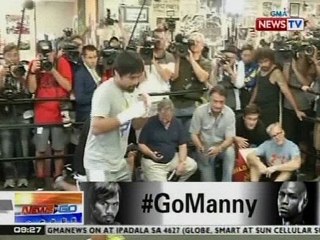 NTG: Miyembro ng media, inabangan ang media training ni Pacquiao