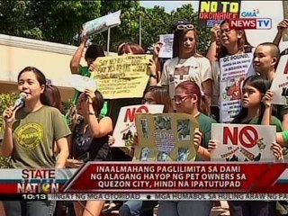 SONA: Inaalmahang paglilimita sa dami ng alagang hayop ng pet owners sa QC, hindi na ipatutupad