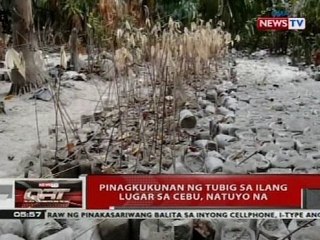 QRT: Pinagkukunan ng tubig sa ilang lugar sa Cebu, natuyo na