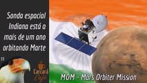 Sonda espacial Indiana (MOM) está  a  mais de um ano  orbitando Marte.