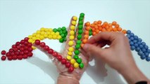 Colorful M&Ms Finger Learn Colours Collection Rainbow Finger Family Nursery Rhyme How to learn