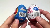 4 Surprise Eggs Mickey Mouse and Minnie Mouse Kinder Surprise Eggs - Surprise Toys