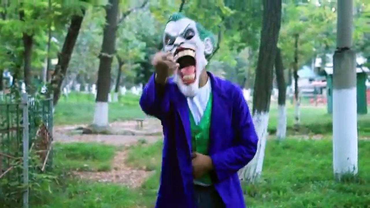 Spiderman turns into Venom, Joker VS Spiderman VS Hulk, Superhero real life movie