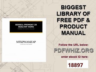 Bissell ProHeat 2X Healthy Home