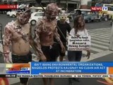 Iba't ibang environmental organizations, nagkilos-protesta kaugnay ng clean air act at incineration