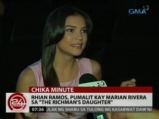 24 Oras: Rhian Ramos, pumalit kay Marian Rivera sa "The Richman's Daughter"