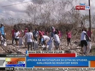 NTG: Panayam kay Sen. Cynthia Villar kaugnay sa coastal clean-up drive sa LPPCHEA