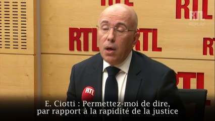 Ciotti sur les frais de représentation de Macron : "Je n'ai pas vu la même célérité de la justice"