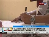 Manu-manong eleksyon, worst case scenario ng COMELEC sa Eleksyon 2016