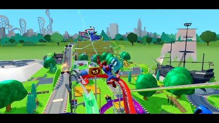 Spiderman & Frozen Elsa vs VENOM ! Disney Princess ride bike & race Superhero & Villain Playtime