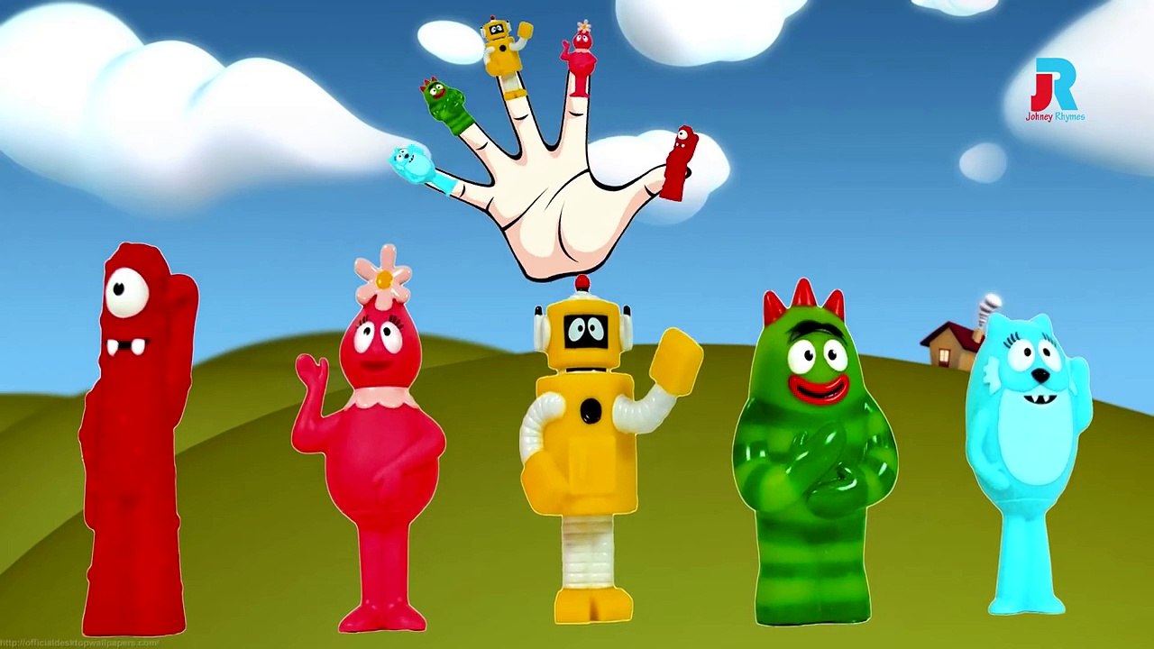 Yo Gabba Gabba Finger Family Song Finger Family Nursery Rhymes For Kids