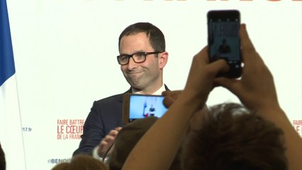 Benoît Hamon, 49 ans, candidat à la présidentielle