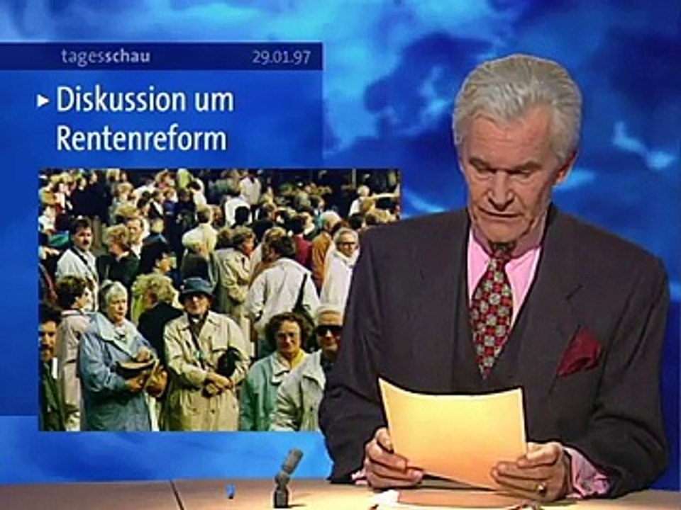 Tagesschau | 29. Januar 1997 20:00 Uhr (mit Wilhelm Wieben) | Das Erste