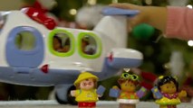 Mattel - Fisher Price - Little People - School Bus & Airplane & Animal Sounds Farm