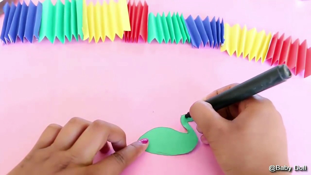 How to make 3d origami peacock -Activities for kids- Craft activities for kids