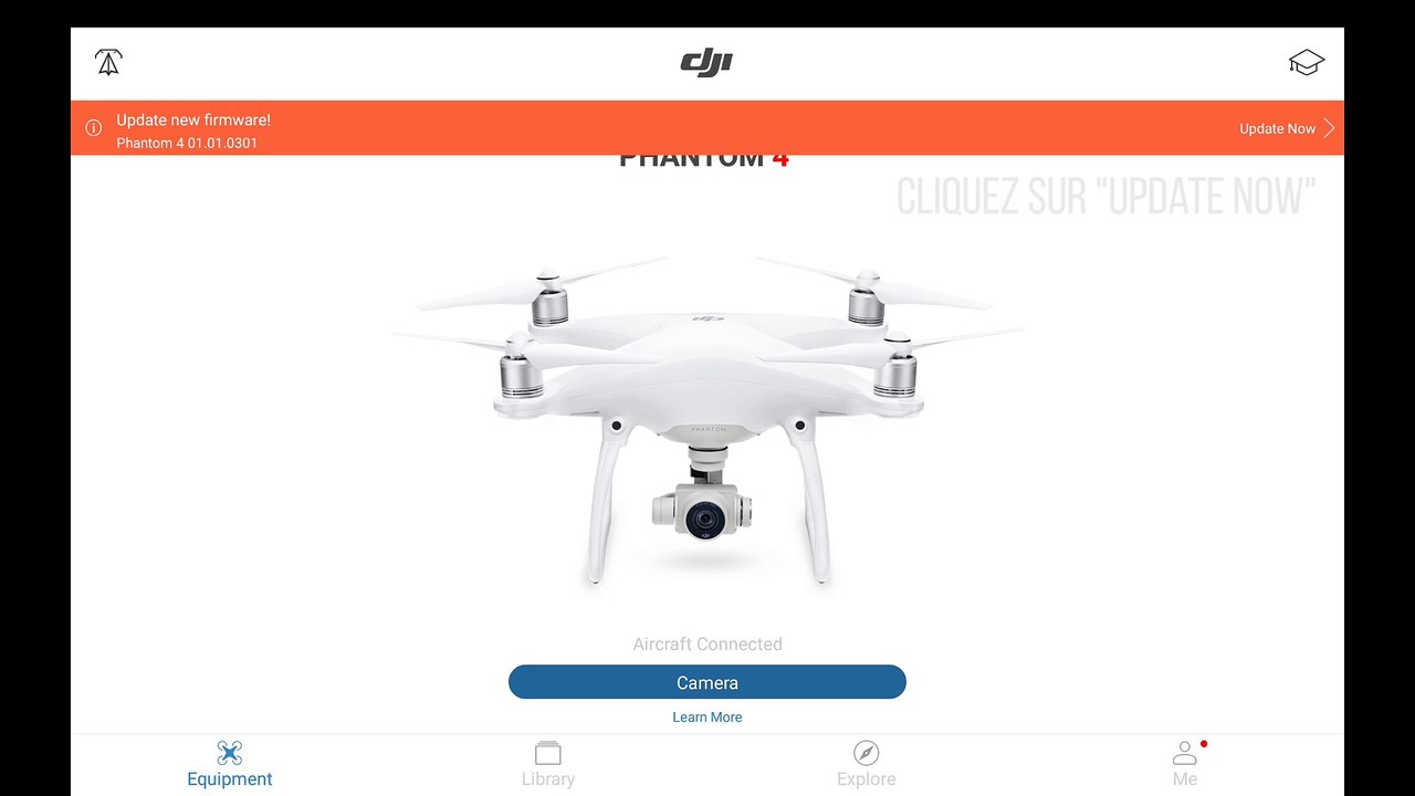 #Tuto - mise à jour via dji go - Phantom 4