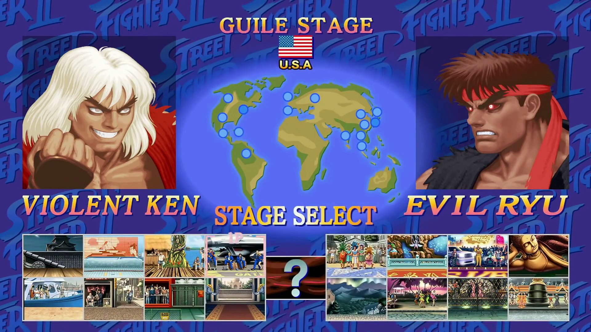 Ultra Street Fighter II TFC] Evil Ryu VS Akuma Gameplay 