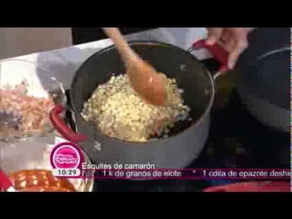 Esquites de camarón