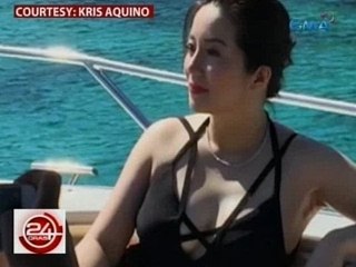 24 Oras: Kris Aquino, ibinida ang kanyang beach body sa Coron summer trip