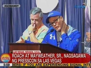 UB: Roach at Mayweather, Sr., nagsagawa ng presscon sa Las Vegas