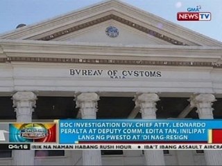 Customs Dep. Commissioner Primo Aguas, nagbitiw raw sa pwesto