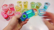 How To Make Sphere Color Slime Toys Kit DIY 액괴모음 무지개 구형 액체괴물 만들기!! 흐르는 점토 슬라임 장난감