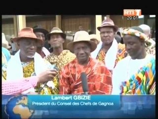 Le président de Ouattara echange avec les cadres et chefs de la région de Gagnoa