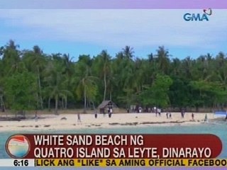 UB: White sand beach ng Quatro Island sa Leyte, dinarayo