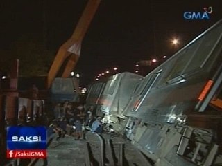 Saksi: Riles ng tren na nadiskaril, posibleng umurong dahil daw sa sobrang init