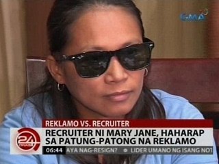 24 Oras: Recruiter ni Mary Jane, haharap sa patung-patong na reklamo