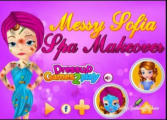 Sofia Baby Games - Messy Sofia Spa Makeover