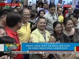 PNoy, nag-ikot sa mga job fair sa Cebu ngayong Labor day