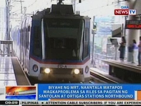 NTG: Biyahe ng MRT, naantala matapos magkaproblema sa riles kanina
