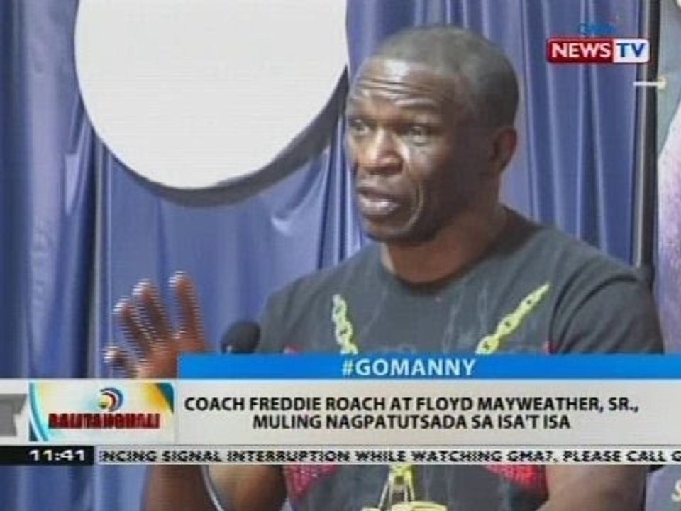 Coach Freddie Roach at Floyd Mayweather, Sr., muling nagpatutsada sa isa't isa