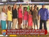 UB: Mga kababayan ni Pacquiao sa GenSan, buong-buo ang suporta sa Pambansang Kamao