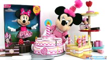 Toy Velcro Cutting Birthday Cake Playset Minnie Mouse Wooden Velcro Toys for Kids * RainbowLearning