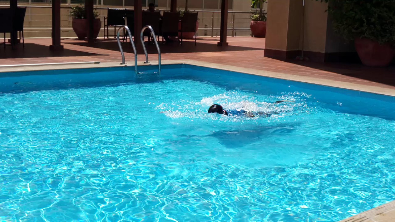 Long laps with Front stroke